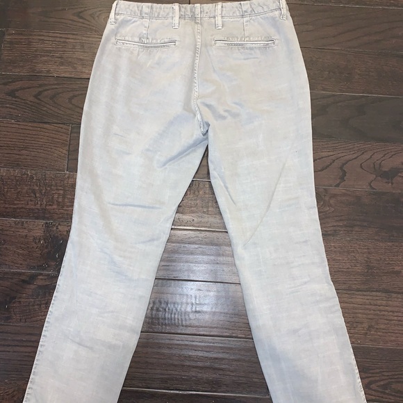 Gap light grey slim khaki pants - Picture 2 of 3